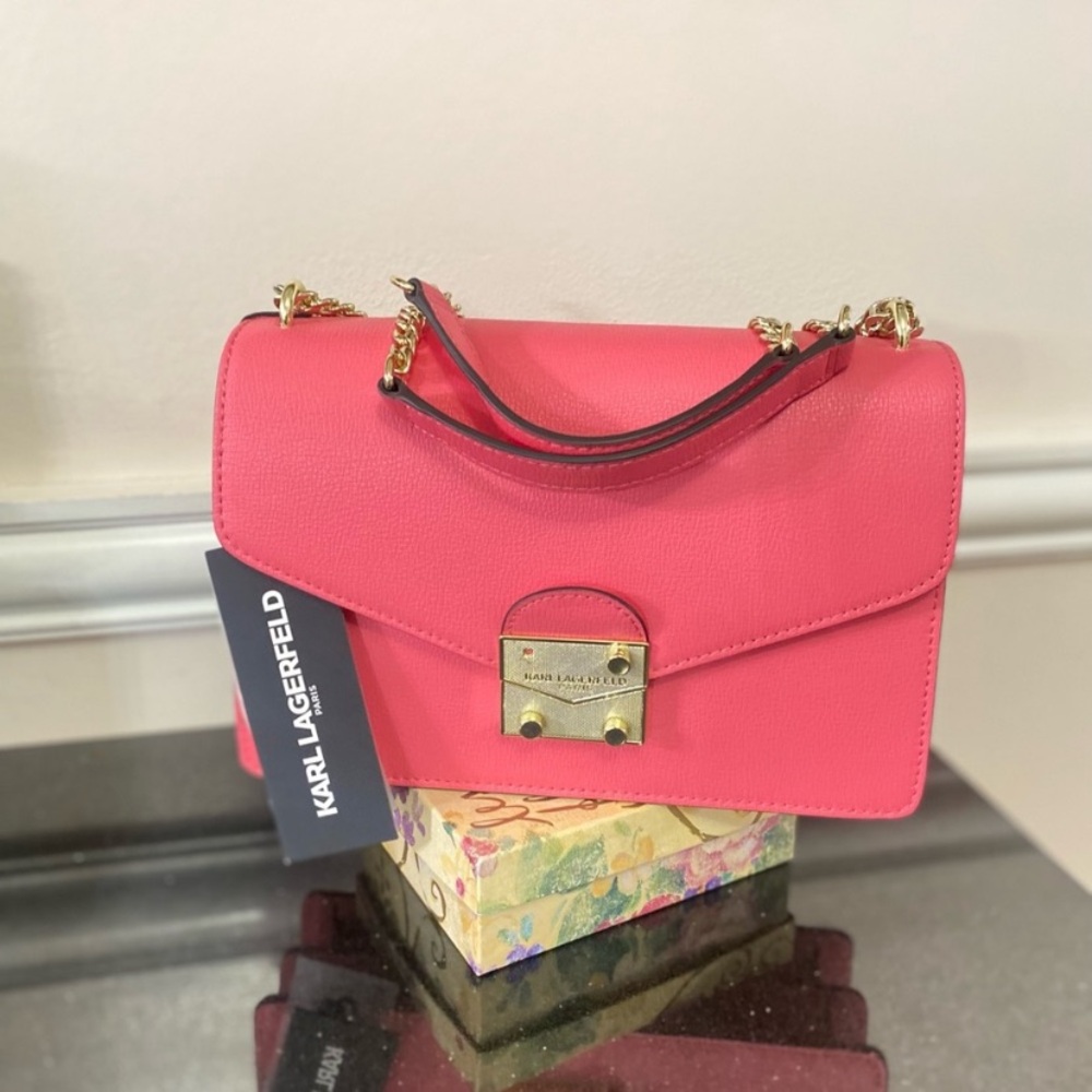 Karl Lagerfeld Leather Shoulder Bag